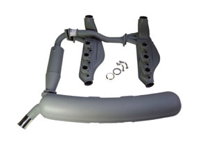 Exhaust & Heat Exchangers Package for Porsche 911 3.2L 1984-89 - 91122092201, 91133091104, 93011115701, 93011116302, 91111118700, 91111118802, 91111118903, 91122092100