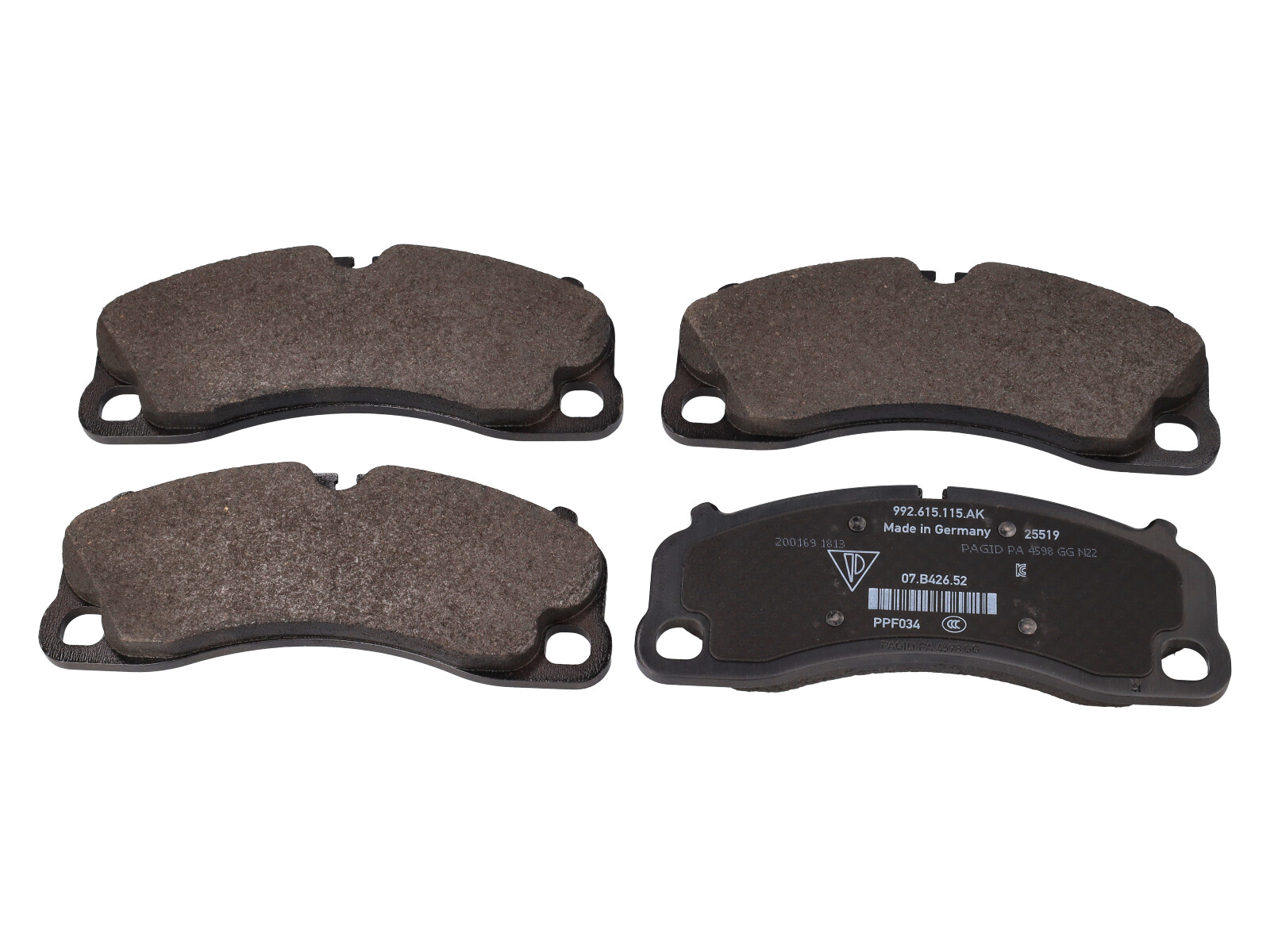 Buy Porsche 992 (911) MK1 20192024 992 Carrera 4S 3.0L Brake Pads