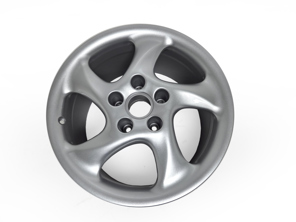 DAMAGED 18' 10J ET54 SILVER Turbo Cup 3 Alloy Wheel.