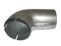 Heat exchanger elbow connector. Porsche 911 1975-83 / 930 Turbo - 91121113100, 1623150100 - EXS11.2.109, EXS112109