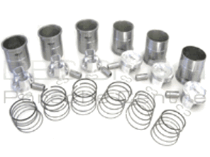 Engine Pistons and Cylinders. Porsche 996/997 Turbo 3.8L (set 6pc Ø 102mm)