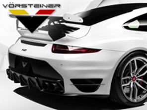 Vorsteiner V-RT Rear Bumper & Integrated Diffuser for Porsche 991 Turbo - 9111POV