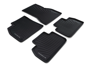 Rubber interior floor mats. Porsche 95C (H2) Macan Electric LHD - Left hand drive - 95C044001