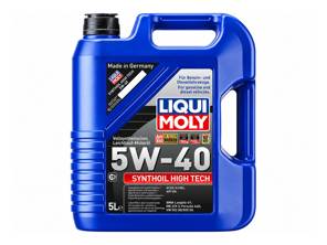 LIQUI MOLY Synthoil High Tech 5W-40 Fully Synthetic Engine Oil. - 1855, 1856, 1308