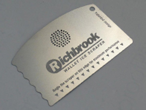 Richbrook Stainless Steel 'Wallet Ice Scraper'
