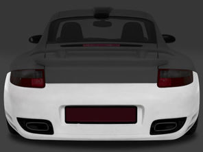 Rear bumper. Porsche 911 (997) C2 / C2S 2004-09 - HSK995
