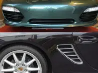 Front bumper radiator and side vent wire mesh kit Porsche 987.2 Boxster