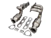 DesignTek Exhaust manifold / header with 200 cell catalyst for Porsche 991 Carrera - 3606109875, 99111341104, 991113411AX, 99111341202, 99111341204, 991113412AX