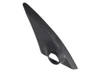 Interior Door Mirror Trim Manual Adjustment, Black Grey. Porsche 986 Boxster 1997-04 - 98655565, 98655565100, 98655565200, 98655565100B12, 98655565200B12