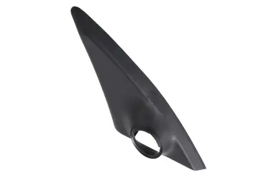Interior Door Mirror Trim Manual Adjustment, Black Grey. Porsche 986 Boxster 1997-04 - 98655565, 98655565100, 98655565200, 98655565100B12, 98655565200B12