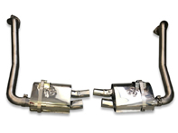 Sports exhaust Porsche 718 Boxster, Cayman and GTS 2.0ltr & 2.5ltr without exhaust valve