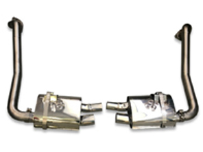 Sports exhaust Porsche 718 Boxster, Cayman and GTS 2.0ltr & 2.5ltr without exhaust valve