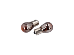 Indicator Bulbs 12V/12W Single filament. Amber chromed