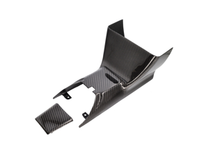 Rennline GT3 centre console delete panel carbon fibre. Porsche 986 Boxster / 996 - 98655211302