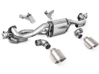 Milltek Sports Exhaust Rear Silencer Delete With Titanium Trims. Porsche 718 Cayman GT4 / Boxster GTS 4.0L - 982251053E, 982251053K, 982251053F, 982251053H, 982251053D, 982251053G - SSXPO159