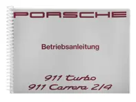Driver’s manual for Porsche 911 (964) Carrera 2 / 4 / turbo MY 1992, in German - WKD96401092