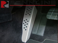 Rennline Dead Pedal Rubber Grip. Porsche 996/997/Boxster/Cayman - P95RH