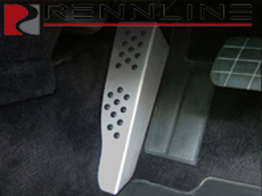 Rennline Dead Pedal Rubber Grip. Porsche 996/997/Boxster/Cayman - P95RH