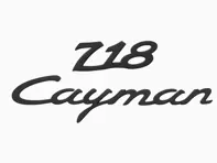 Porsche Two-piece magnet set with logo - 718 Cayman - WAP0502060PCAY