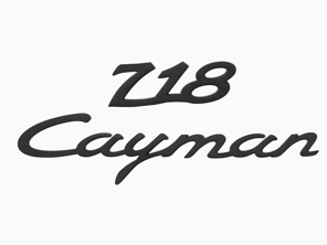 Porsche Two-piece magnet set with logo - 718 Cayman - WAP0502060PCAY