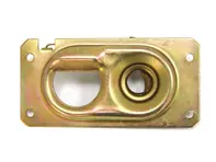 Front bonnet lock, lower part. Porsche 924 / 928 / 944 - 92851102702, 92851102703