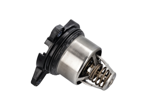 Thermostat with housing. Porsche 95B Macan / 9YA Cayenne / 971 Panamera OE Match - PAC121115B, PAC121115, PAB121115B, 9A712111511, 9A712111510, PAC121115E