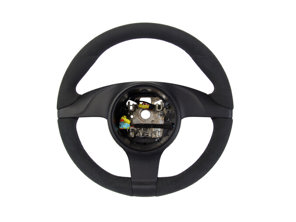 Steering wheel padded in black alcantara. Porsche 997 / 987 Boxster / 987 Cayman - 99704440212, 99704440213, 99704440218