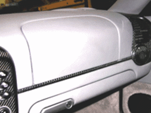 Carbon Fibre Dash Strips. Porsche 996 / 986