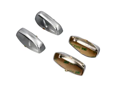 Seat button replacements in galvano silver 8-way - 99161371301DMN, 7PP959748PDMN