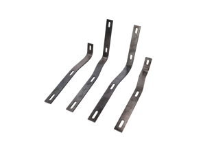 Rear bumper bracket set. Porsche 356B / 356C - 64450523105 - JG.231.05