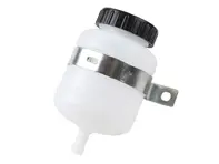 Brake fluid tank with black cap. Porsche 356C / 911/912 65-67 - 69535501300 - 695 355 013 00, 1661200400, PS9303