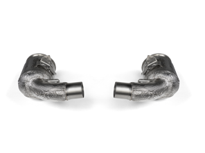 Akrapovic link pipe set w Cat (SS). Porsche  911 (992) Turbo / Turbo S / Cabriolet / Sport Classic  2020>> - L-PO/SS/4 - L-PO/SS/4