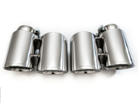 Exhaust Deluxe Quad-Style Tail Pipes (PSE). Porsche 991 (911) Carrera 2012-16 - 99111146502, 99111146503, 99111146504, 99111146505, 99111146602, 99111146603, 99111146604, 99111146605, 99111136101, 99111136102, 99111136103, 99111198301, 99111198302, 99111146700, 99111136203, 99111198401, 99111146800
