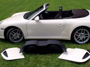 Speedster Look HardBack Humps. Porsche 996 / 997 Cabrio DelaVilla - HB_911_1202APR, HB-911-1202APR