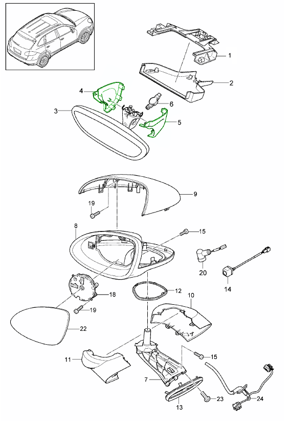 Buy Porsche Macan (95B) MK1 (20142018) Macan S Diesel 3.0L V6 258Bhp