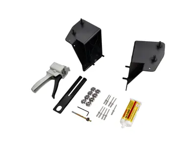 Reinforced Roll cage anchor kit. Porsche 718 Cayman - 98158068280, 98158068180 - SRCCRCRAK