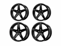 DD1 5-Bolt Alloy Wheel Set Satin Black. Porsche 992.1 GTS - 992.25.21.R.SB, 992.25.20.F.SB
