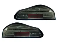LED Indicator Unit Rear, Black outline / Smoke lens. Porsche 986 Boxster - 98663144504, 98663144604, 00004490067 - EU-74-BOX-R-17