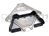 Rear Axle Protective Plate. Porsche 986 Boxster Auto - 98633116105, 98633116104