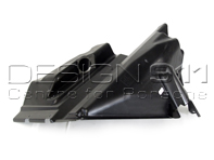 Inner air duct for front bumper. Porsche 997 Turbo MKI & MKII - 99757534101, 99757534201