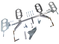 Linkage set to suit twin Weber IDF carburettors - 9900429500