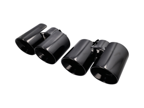 Exhaust Tail Pipes in Satin Black. DesignTek for Porsche 997