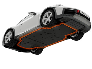 Underbody trim. Porsche 911 (992) DAKAR - 99204401293