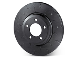 Hook slotted brake disc rotor front. Porsche Cayenne 955 / 957 / 958 (OE No 95535140151 & 95535140251) - 95535140151, 95535140241, 95535140150, 95535140250