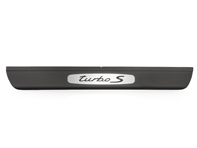 Door sill, in black for Porsche 996 Turbo S - 99655130307A03