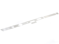 Dashboard cover set aluminium. Porsche 911 1966-68 LHD Cars - 90255204125, 90255204122, 90255204124, 90255204121, 90255204123