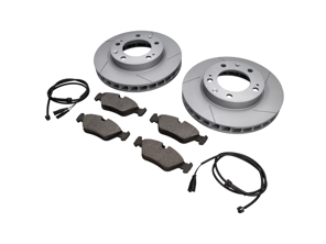Front Brake pads and brake disc package Porsche 928 Zimmermann - 92835104306, 92835104401, 92835193101, 92861231501