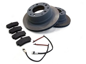 Rear Brake pads and brake disc package Porsche 928 S2 1986 OE - 95135204101, 95135204103, 95135193901, 95135193904, 96435193902, 96435193903, 96435193905, 92861231302, 92861231304