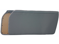 Door panel set, Basketwave, in Grey. Porsche 914 - 91455501711702, 91455501711, 91455528315
