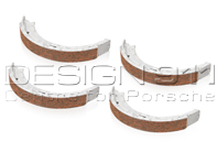 Handbrake shoes. Porsche Boxster 986 2.5L / 2.7L (set of 4) - 98635299501